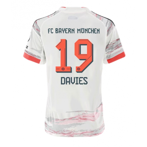 Billige Fotballdrakt Bayern Munich Alphonso Davies #19 Replika Bortedrakt Dame 2025-26 Kortermet Billige Fotballdrakt Bayern Munich Alphonso Davies #19 Replika Bortedrakt Dame 2025-26 Kortermet